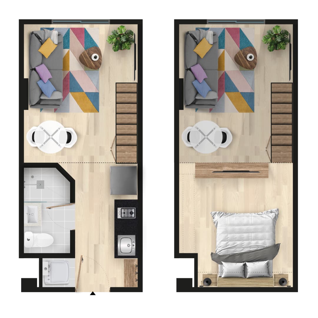 Plano Tipo A — Atelier 68